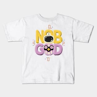 NOOB GOD gaming Kids T-Shirt